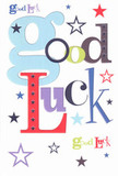 Encouragement leaps forth from this bold, joyful good luck card-a true Wallington spirit woven into its every detail. The words 'Good Luck' are playfully arranged in a whirl of oversized pastel blues, deep moss greens, spirited reds, and opulent purples, each letter thoughtfully chosen to inspire. Sprinkles of navy, lilac, and zesty lime star motifs dance across the crisp white background, evoking dreams aloft over the night skyline of Wallington. The card's surface is smooth and fresh, evoking the feeling of running your fingers across high-quality paper-like the careful touch selecting flowers at a local market. It's the kind of card given at pivotal moments: before an important test, a challenging audition, or the start of a new adventure around Stafford Road. Every aspect of the design radiates sincere optimism, the artistry and craftsmanship mirroring the heartfelt bouquets crafted daily by local florists. What remains is not just a message, but a tangible expression of genuine belief and tender possibility-ready to share a piece of Wallington's encouragement on any threshold of change.